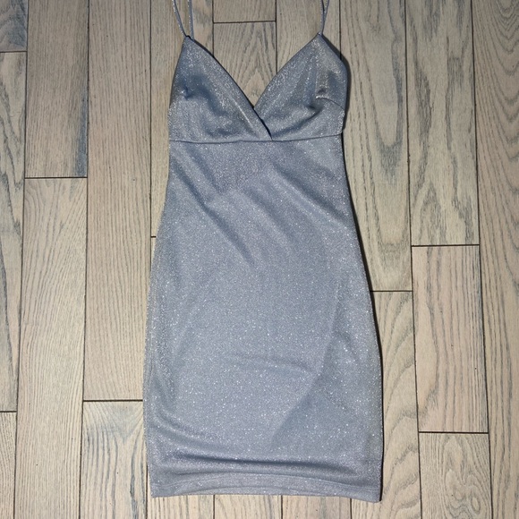 Periwinkle glitter dress - Picture 1 of 3